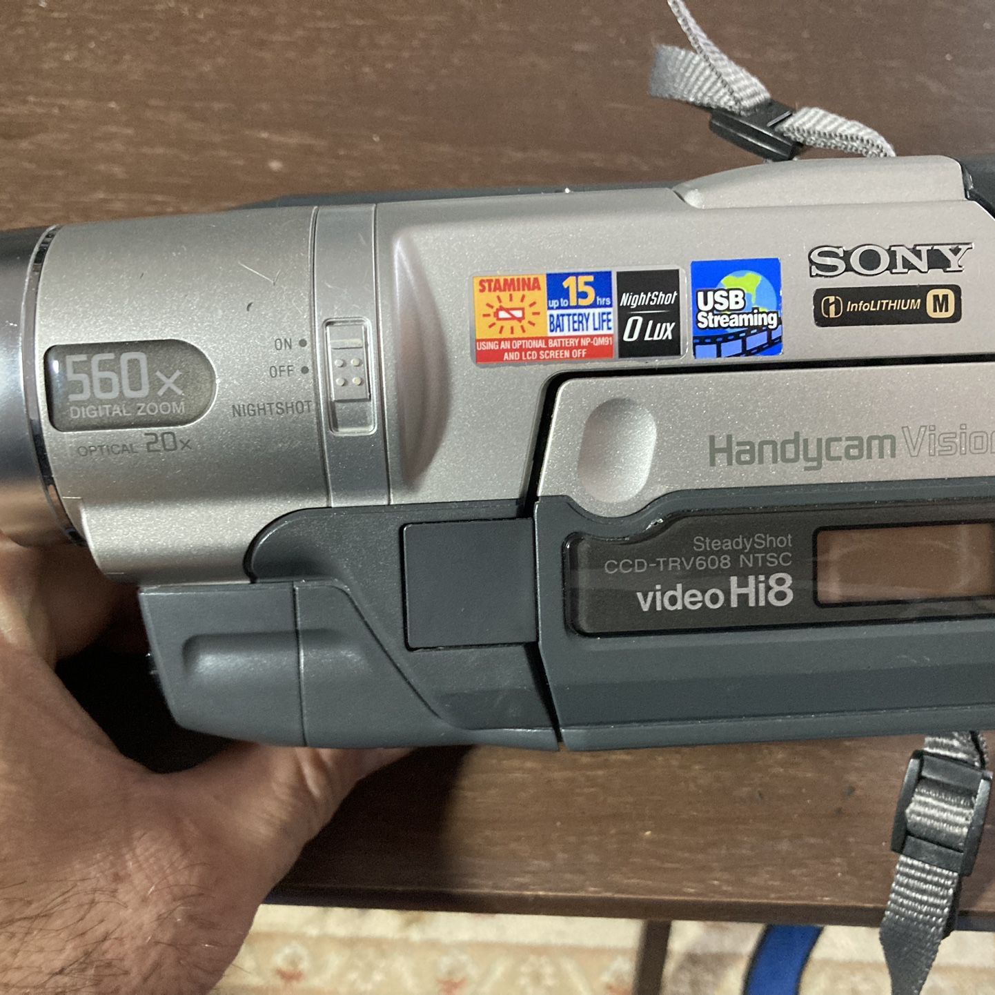Sony Handycam Vision Camera 560x Digital Zoom Optical 20x for Sale