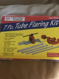 7pice tube flaring kit
