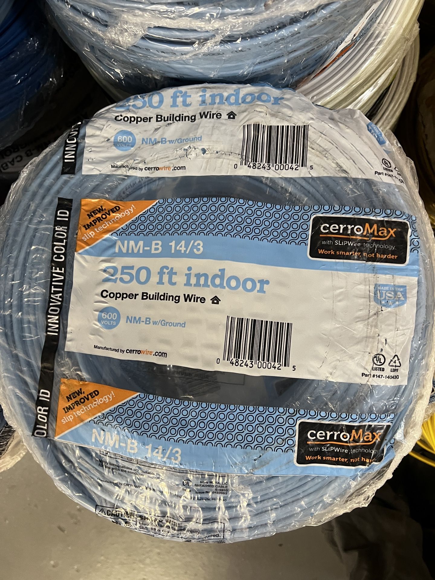 14/3 250ft Indoor Wire