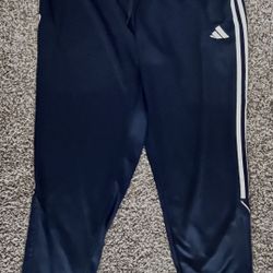 Adidas Aeroready navyblue + black sweatpants, L