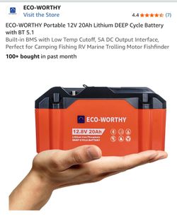 Portable 12V 20Ah Lithium DEEP Cycle Battery