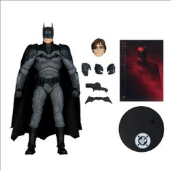 McFarlane Toys DC Multiverse The Batman Deluxe Theatrical Rob Pattinson Figure