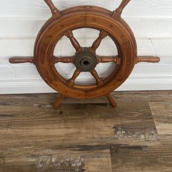 Vintage Ship  Wheel 