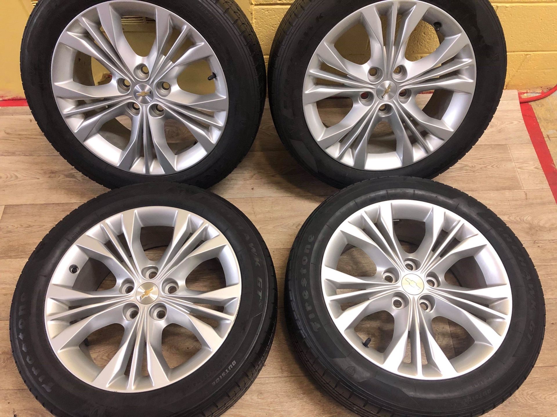 18 Chevy impala wheels and tires 5x120 bolt pattern Package deal