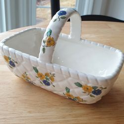 Elizabeth Arden Floral Basket Made in Japan