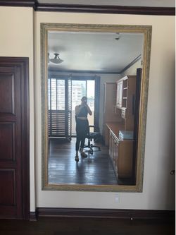 Giant vintage style mirror