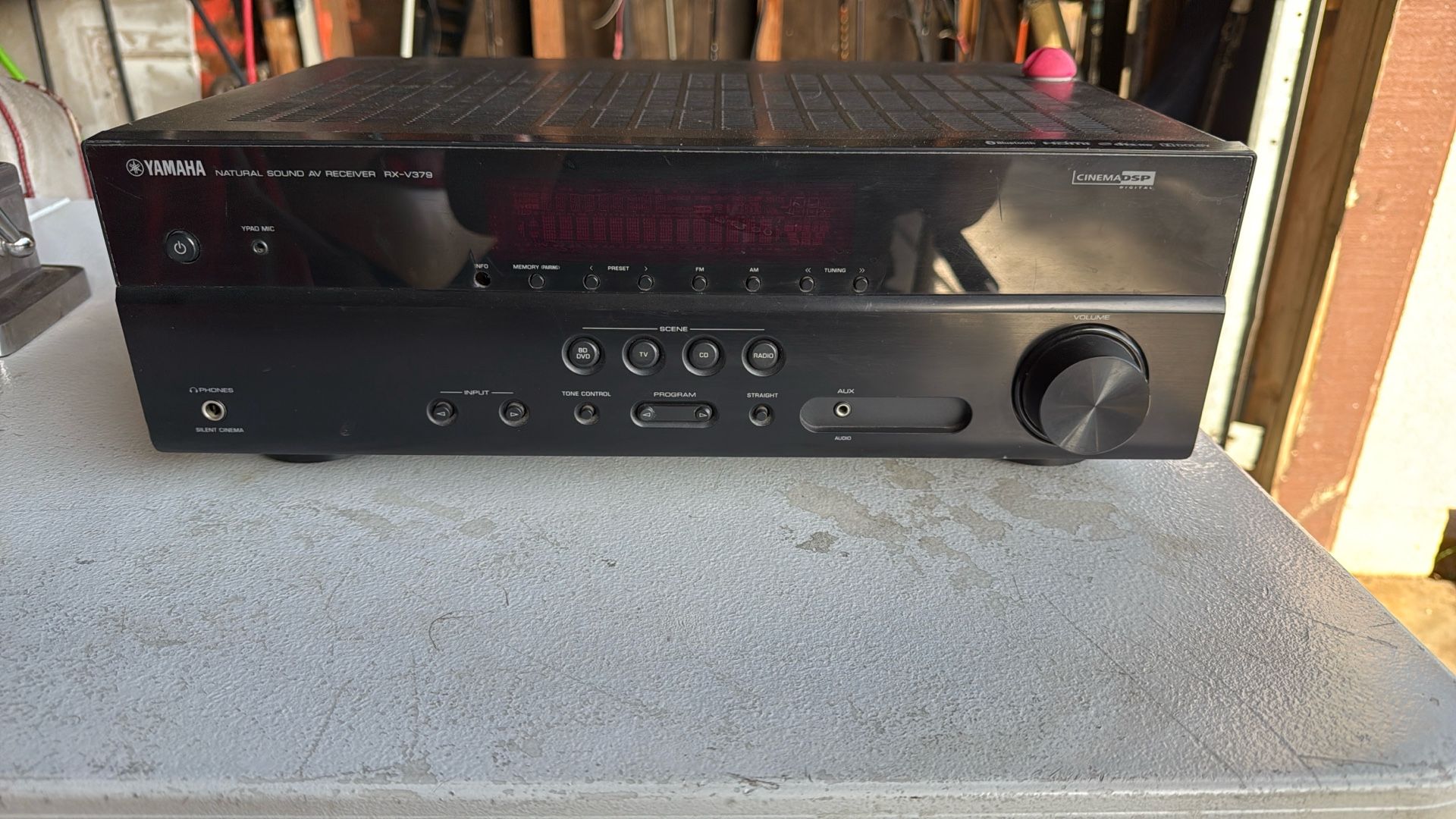 Yamaha RX-V379 5.1 Channel 4K Ultra HD AV Bluetooth Home Theater Stereo Receiver