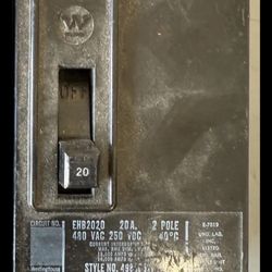 Westinghouse / EHB2020 / 2-Pole Circuit Breaker