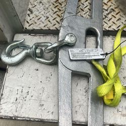 Vestil LM-HR6-3 Steel Lift-Master Hook Plate, Rigid 