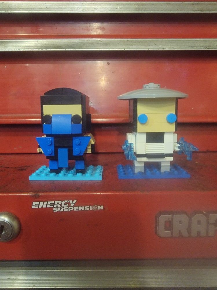 Moc Brickheadz Sub Zero And Rayden