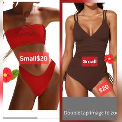 🩱 SMALL XS NEW  BATHING SUIT SWIMSUITS Bikini One Piece