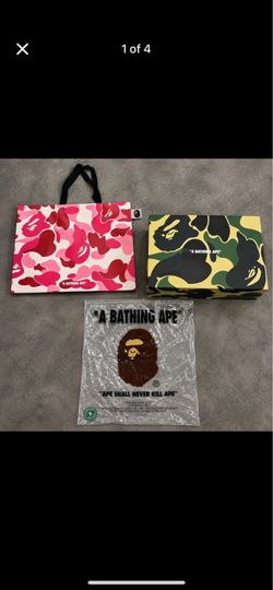A BATHING APE BAPE GIFT BAGS - BUNDLE OF 3
