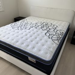 Queen Size Mattress Pillow Top 12” Thick  🩷 All Sizes Available 🩷 Delivery Available 🩷 Bamboo Dream Cloud Euro Pillow Top 12” Thick 