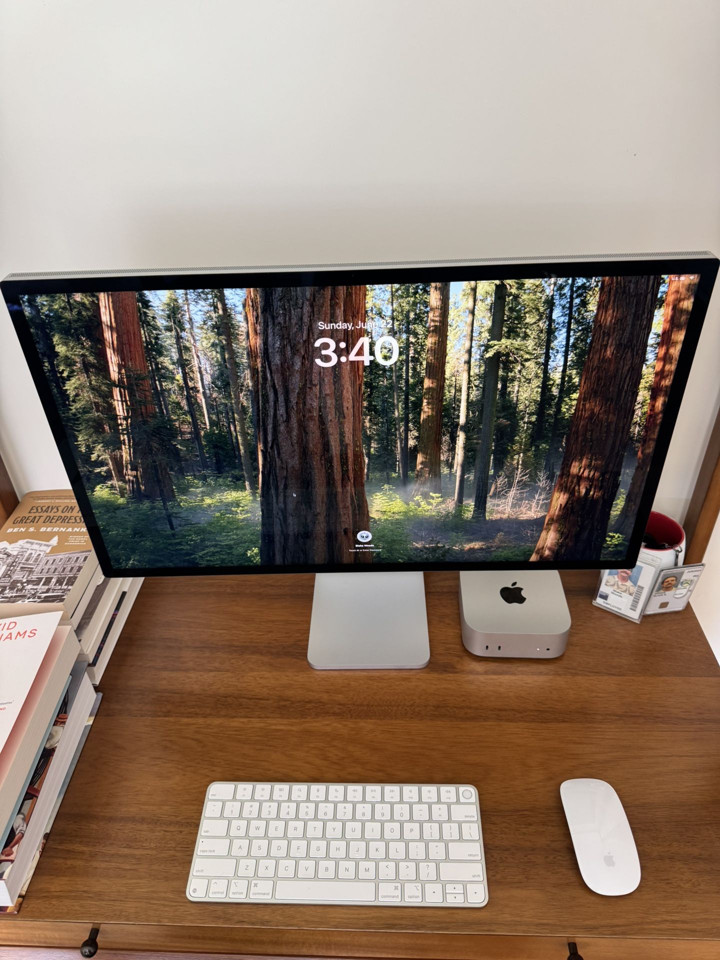 Mac Mini, Studio Display, Keyboard, and Mouse