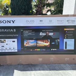 65” Sony smart 4k Bravia 8 oled tv