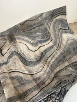 2 Abstract Marble Print Area Rug