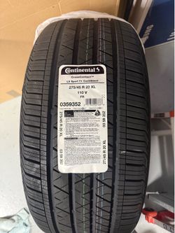 Moving sale -continental crosscontact 275/45R 20 XL 110V