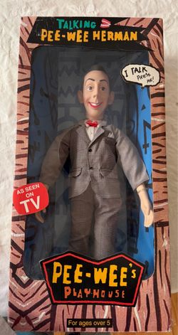 Talking Pee-Wee Herman Doll – Pee-Wee’s Playhouse – New in Box