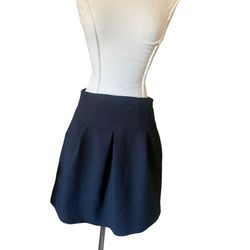 Black Zara side zip skirt Sz medium with pockets