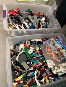 Bulk Lego bins - 68 pounds of Legos