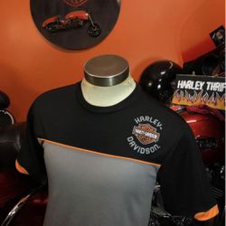Harley Davidson T-shirt Small Men  Embroidered Design, ILLINOIS