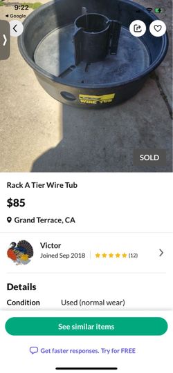 Rack a tier wire tub