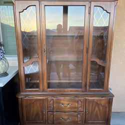 Complete Italian Provincial Dining Set & Hutch