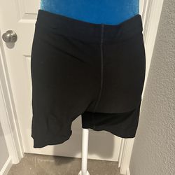 Women’s Black USA Spandex Biker Shorts – Size Medium