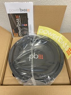New 12” inch PowerBass 600 Watts Max Car Audio Bass Subwoofer 🔊🤑