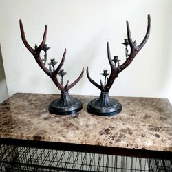 Antler Candle Holders