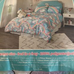 Justice Unicorn Bed In A Bag
