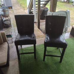 Two Chairs Black