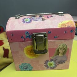 Barbie Jewelry Box With Mirror 