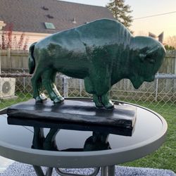 The Old Irish Buffalo Statue