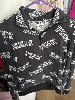 PINK Half Zip Sweater