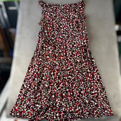 George Stretch Women XL 16/18 Abstract Print Sleeveless Dress 45in