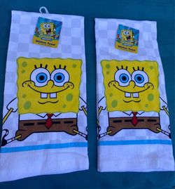 SpongeBob SquarePants Kitchen Hand Towels Set