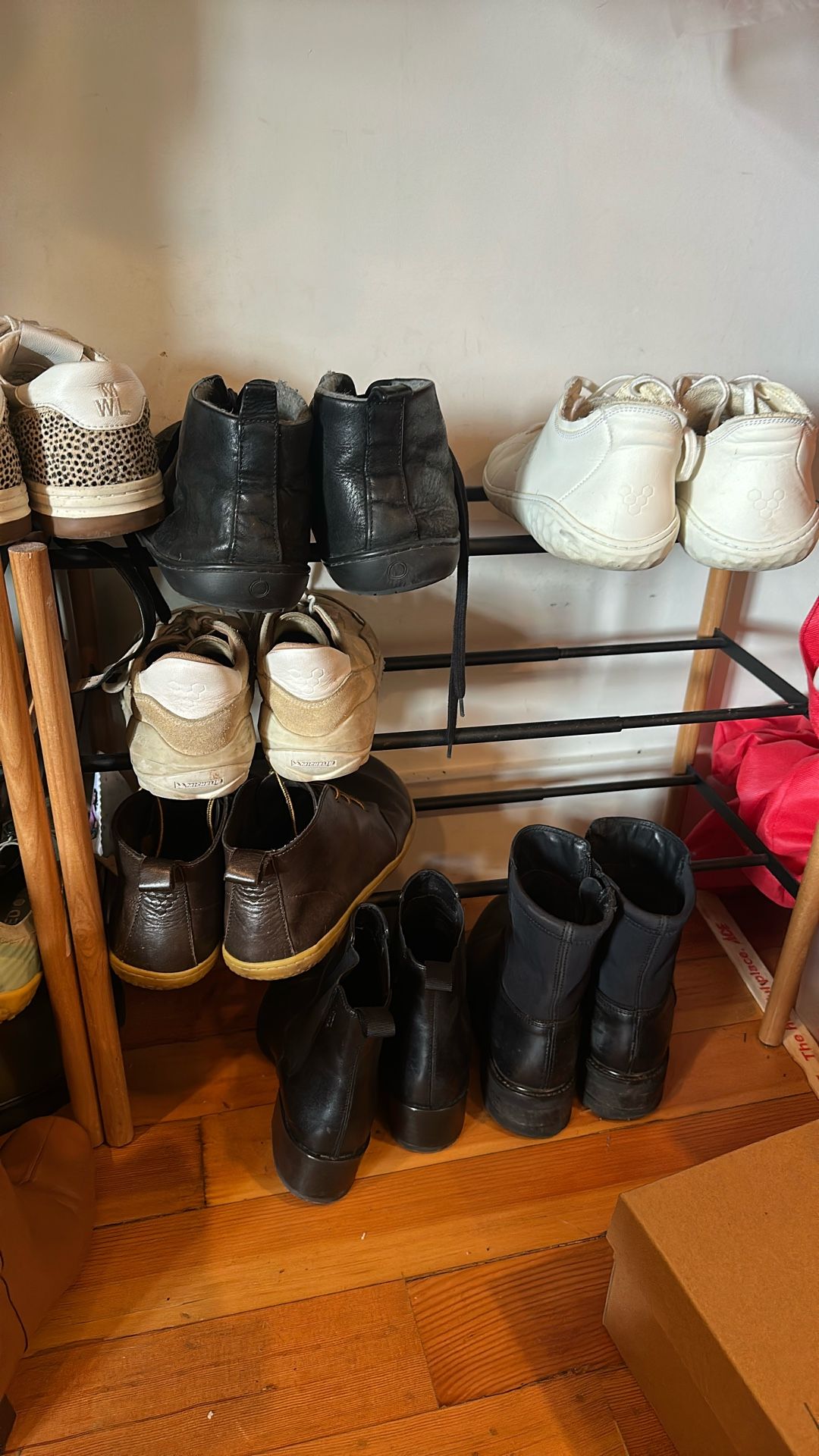 2x West Elm Shoe Racks