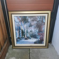 Greek Courtyard Painting