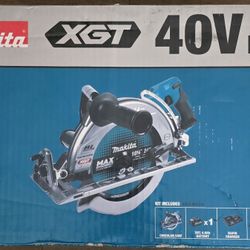 Makita GSR02M1 - 40V Max XGT Brushless Rear Handle 10-1/4 in. Circular Saw Kit, AWS Capable (4.0Ah)
