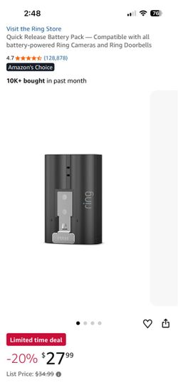 Ring Security Cameras Rechargeable Batteries