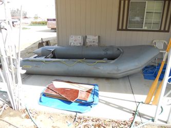 Zodiac inflatable boat with 15 hp motor