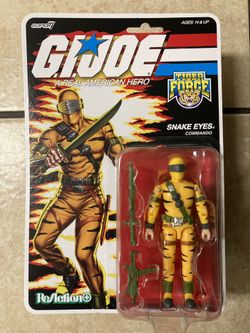 GI Joe Super 7 Reaction+ Tiger Force Snake Eyes Target Exclusive