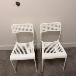 2 IKEA ADDE Chairs – $10 for both