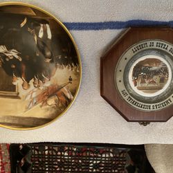 2 Collectors History Plates