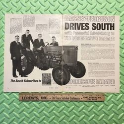 Original 1963 Massey-Ferguson 50 Diesel Tractors Print Ad- MF50