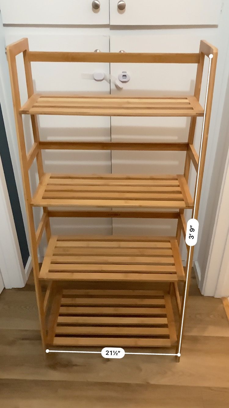 Bamboo Book Case