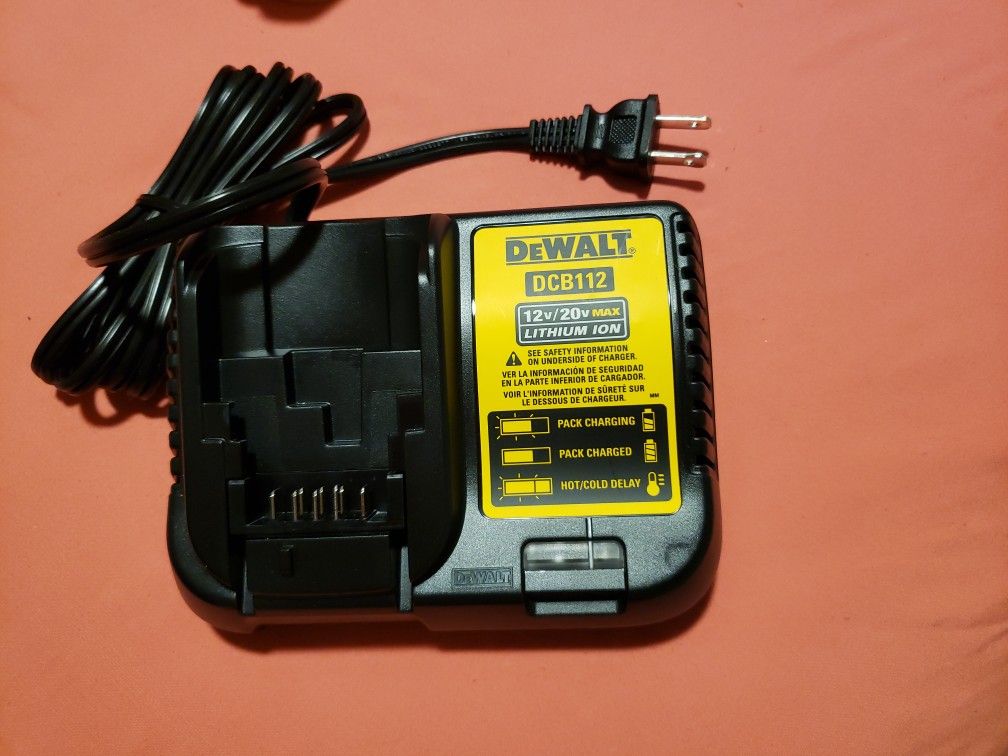 Dewalt 12V/20V Max Lithium Ion Charger 