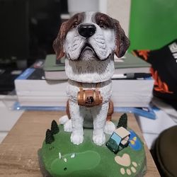 2016 Pebble Beach Dog Bobble Head Statue