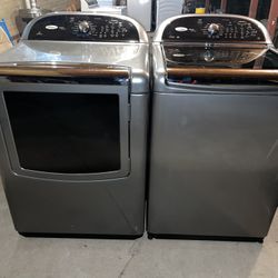 Whirlpool Washer And Electric Dryer Set (Free Delivery Installation Warranty)